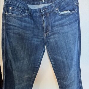 7 For All Mankind Dark Blue Jeans